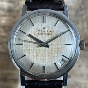 Zenith vintage automatique patine gauffre